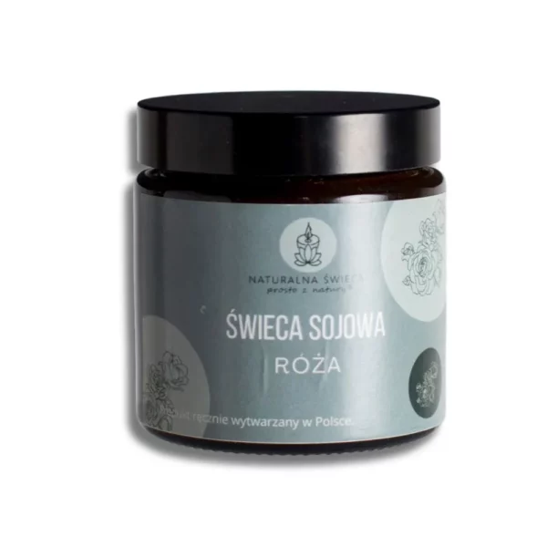 naturalna-swieca-sojowa-w-szklanym-ciemnym-sloiczku-z-zamknieciem-zapach-rozy-120-ml-na-bialym-tle